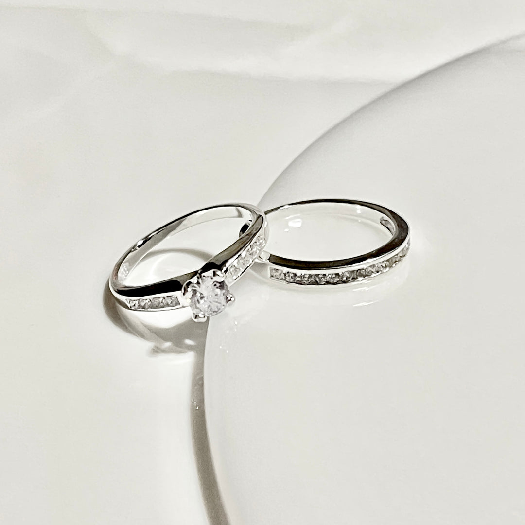 Anillos Dúo Galaxia 🌌 - Plata 925 | Nicola Joyería 