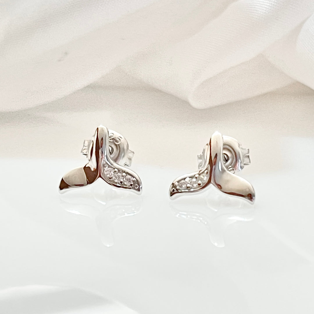 Aretes Plata Cola De Sirena 🧜‍♀️ 11MM
