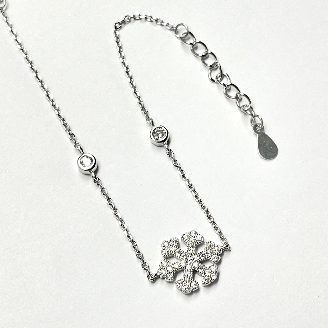 Pulsera Plata ❄️Copo Nieve