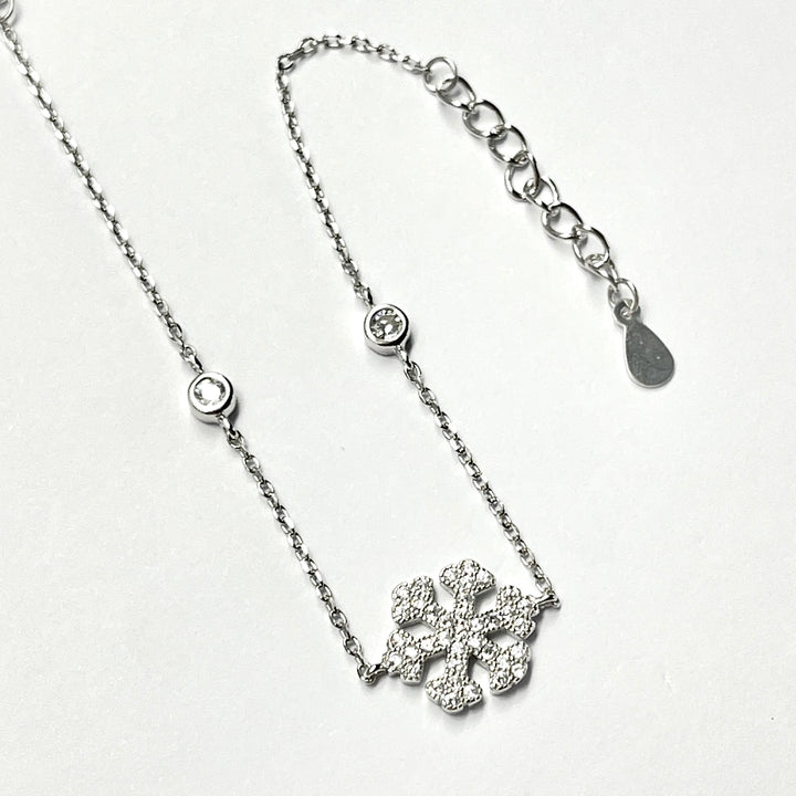 Pulsera Plata ❄️Copo Nieve