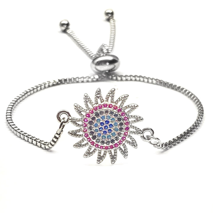 Pulsera Acero Sol 🌞 Plateado