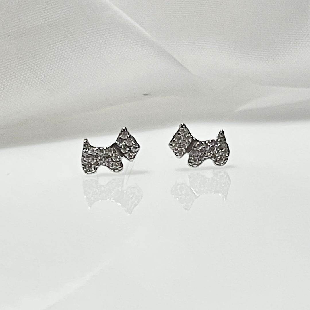 Aretes Plata 🐕Perro 8MM