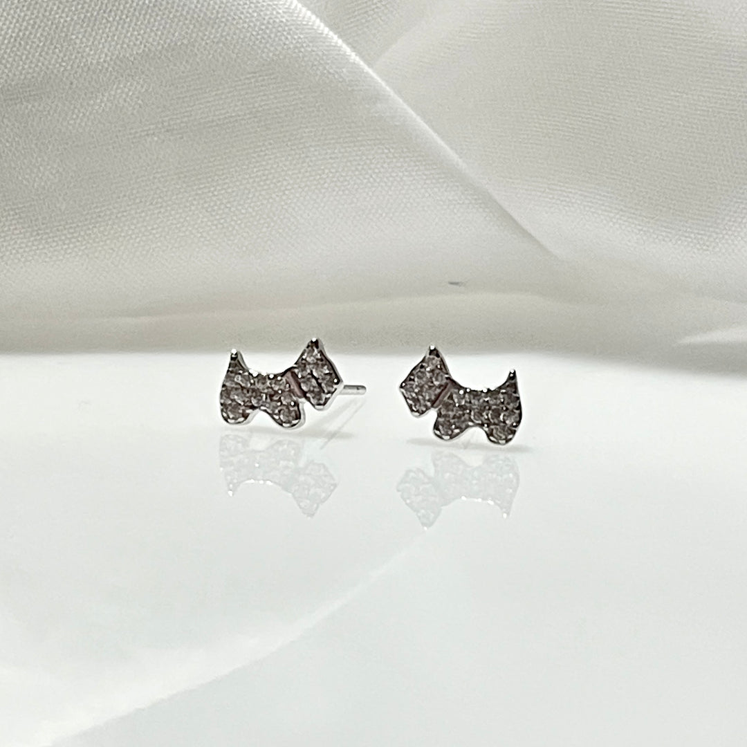 Aretes Plata 🐕Perro 8MM