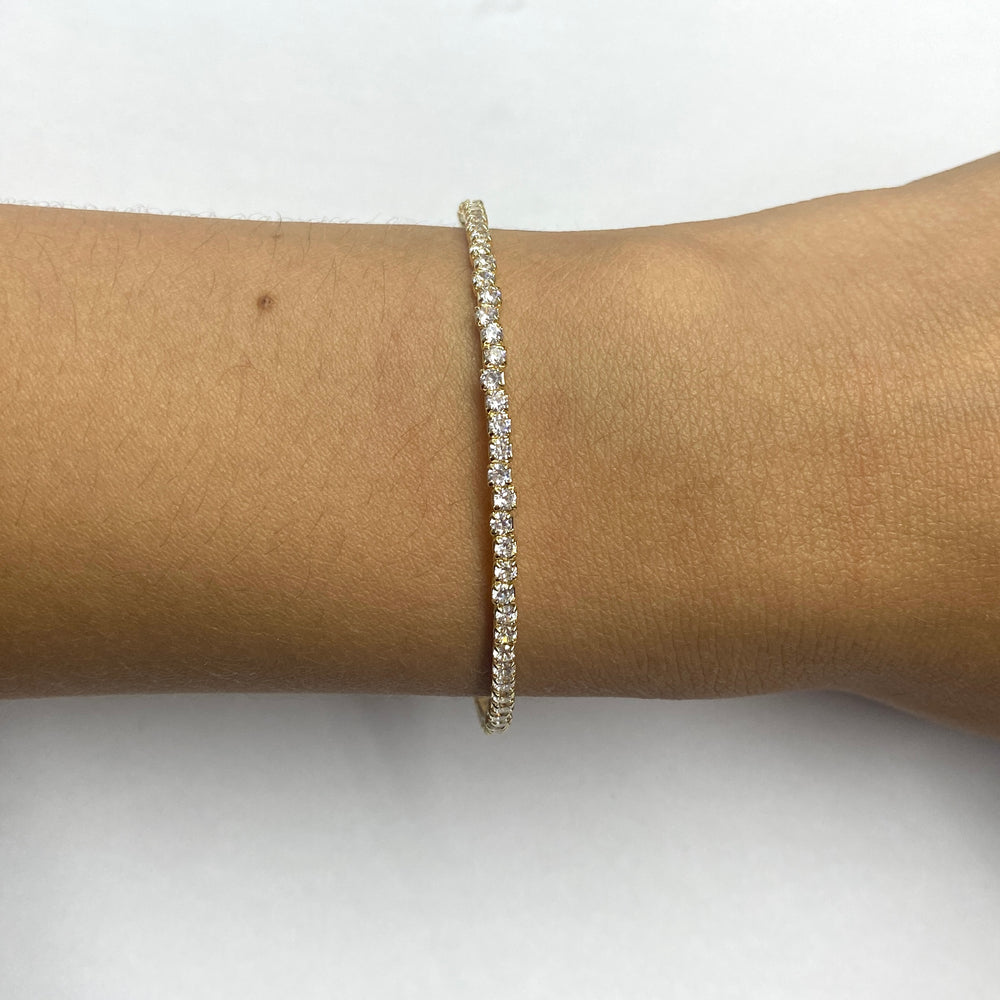 Pulsera Acero 💛 Aro Dorado