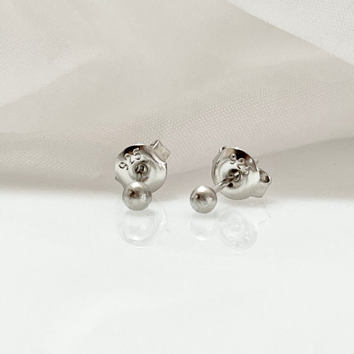 Aretes Plata 🔴 Círculo Liso 3MM | Nicola Joyería 