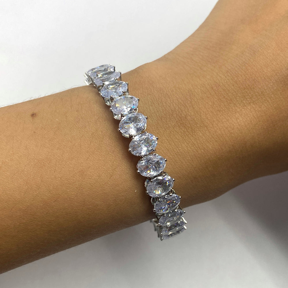 Pulsera Acero 🤍 Aro Plateado