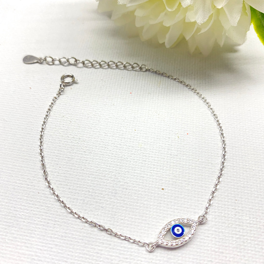 Pulsera Plata 🧿 Ojo Turco