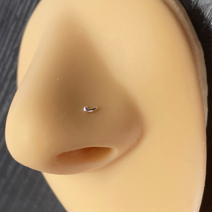 Piercing Recto de Nariz Plata Nike