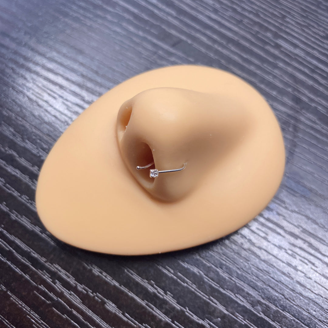 Piercing Argolla de Nariz Plata Ajustable