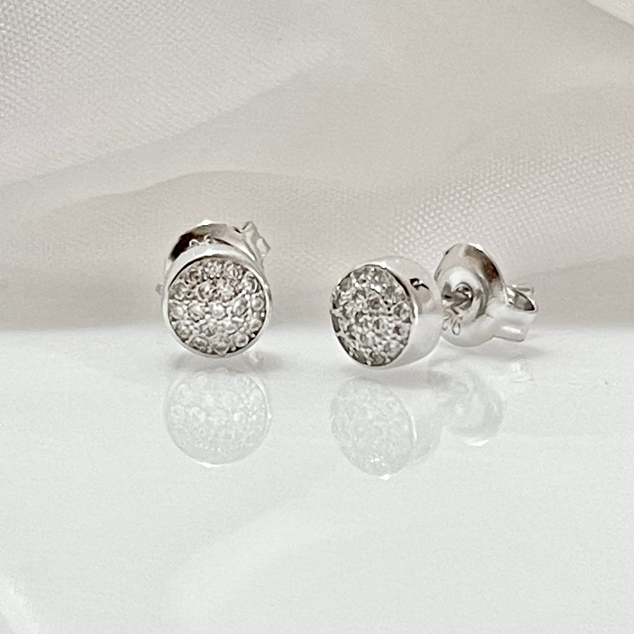 Aretes Plata 🔴Circulo Mediano | Nicola Joyería 