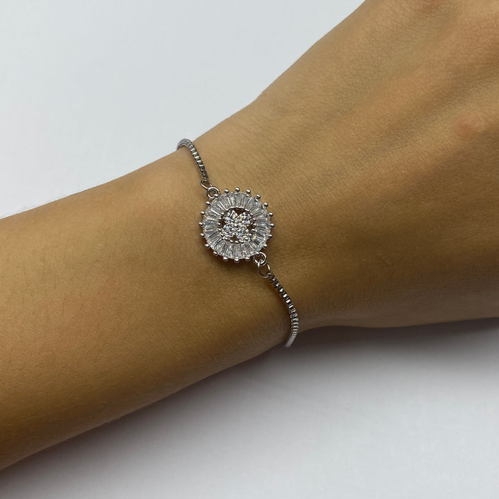 Pulsera Acero 💕 Corazón Dorado