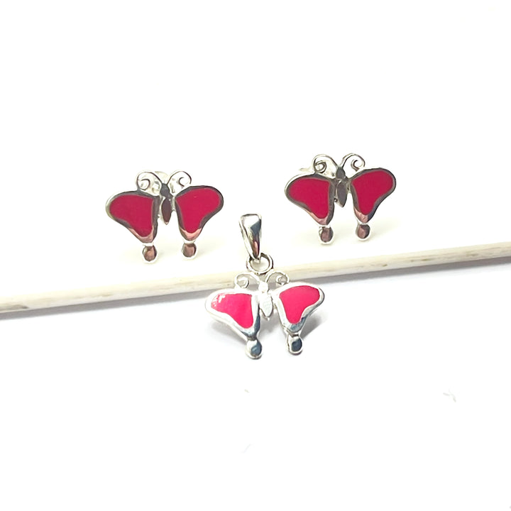 Juego de Plata Mariposas