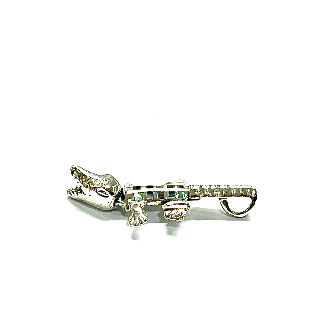 Dije de Plata Cocodrilo