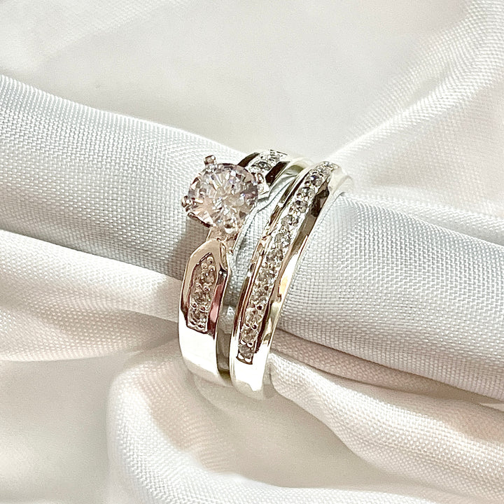 Anillos Dúo de Plata
