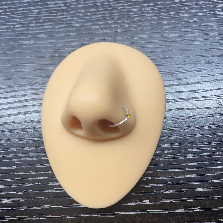 Piercing Argolla de Nariz Plata Ajustable