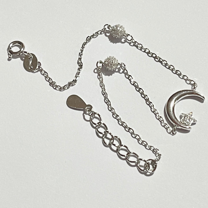 Pulsera Plata 🌙✨ Luna ,Estrella | Nicola Joyería 