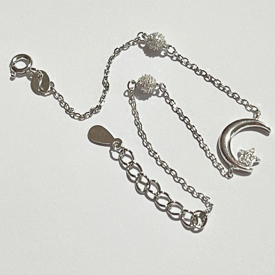 Pulsera Plata 🌙✨ Luna ,Estrella | Nicola Joyería 