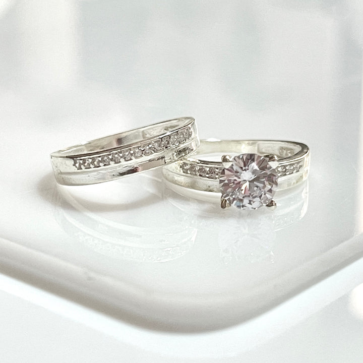 Anillos Dúo de Plata