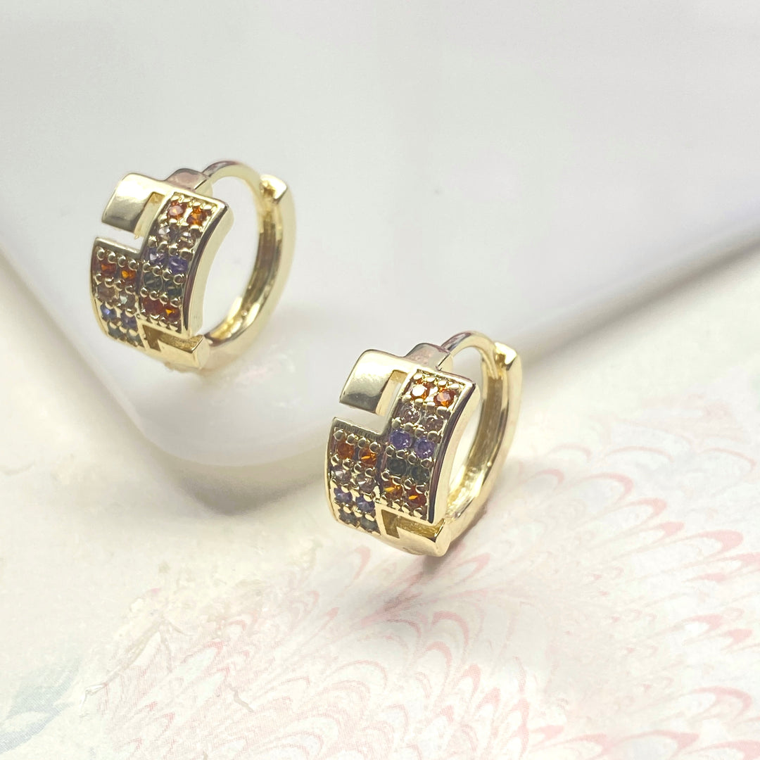 Huggies 🤍 Circonias Multicolor