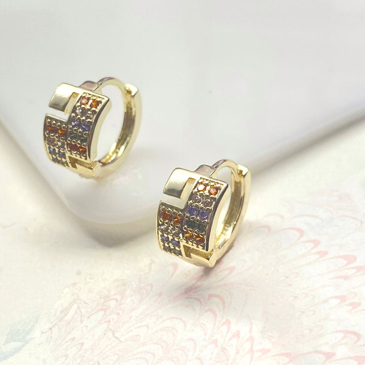 Huggies 🤍 Circonias Multicolor