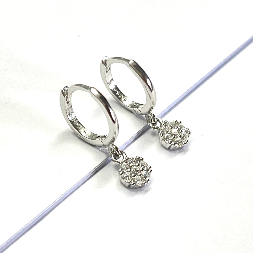 Huggies Plata 💎Mini Circulito | Nicola Joyería 