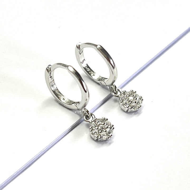 Huggies Plata 💎Mini Circulito | Nicola Joyería 