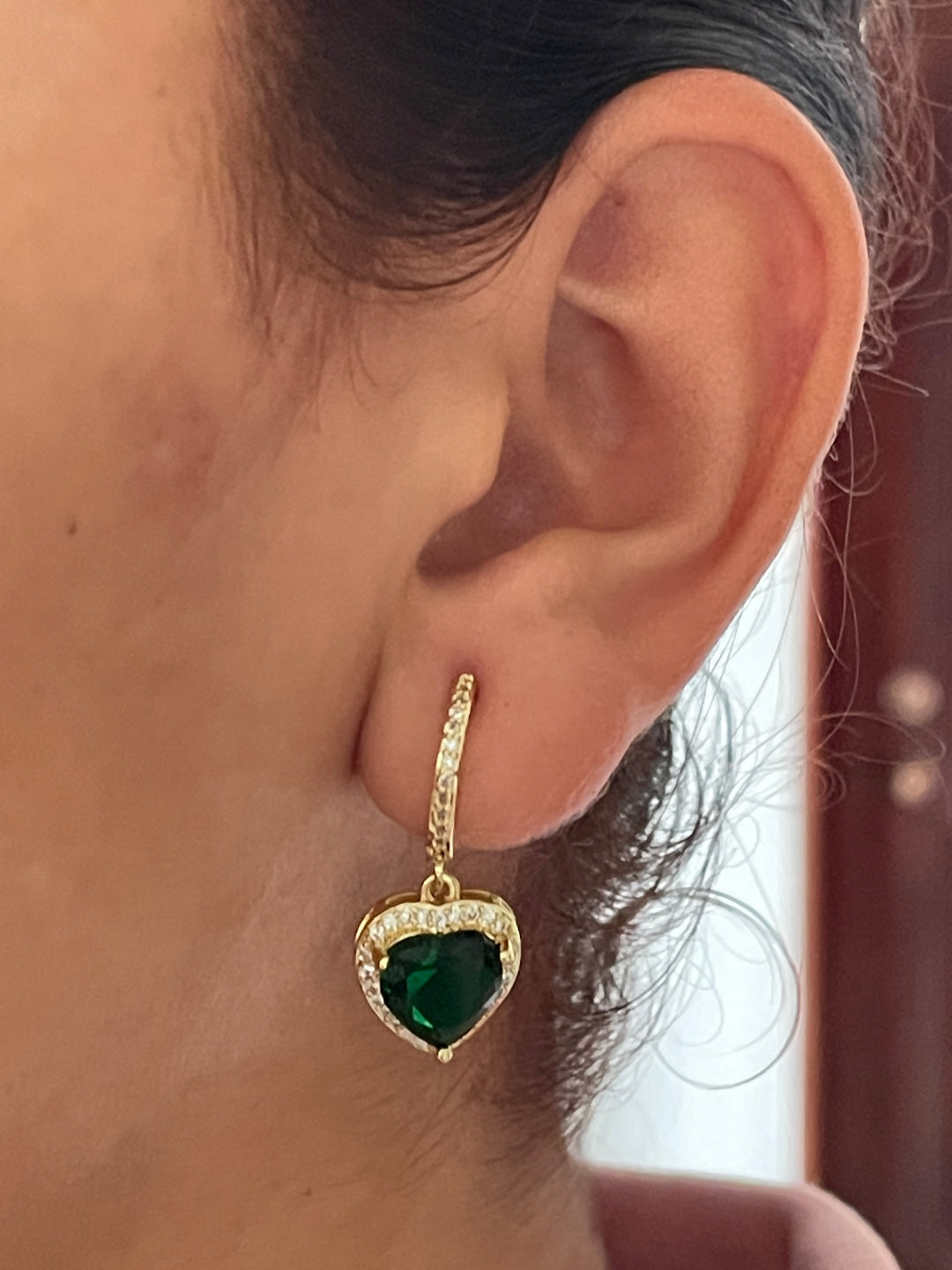 Huggies de Acero 💚Corazón Verde