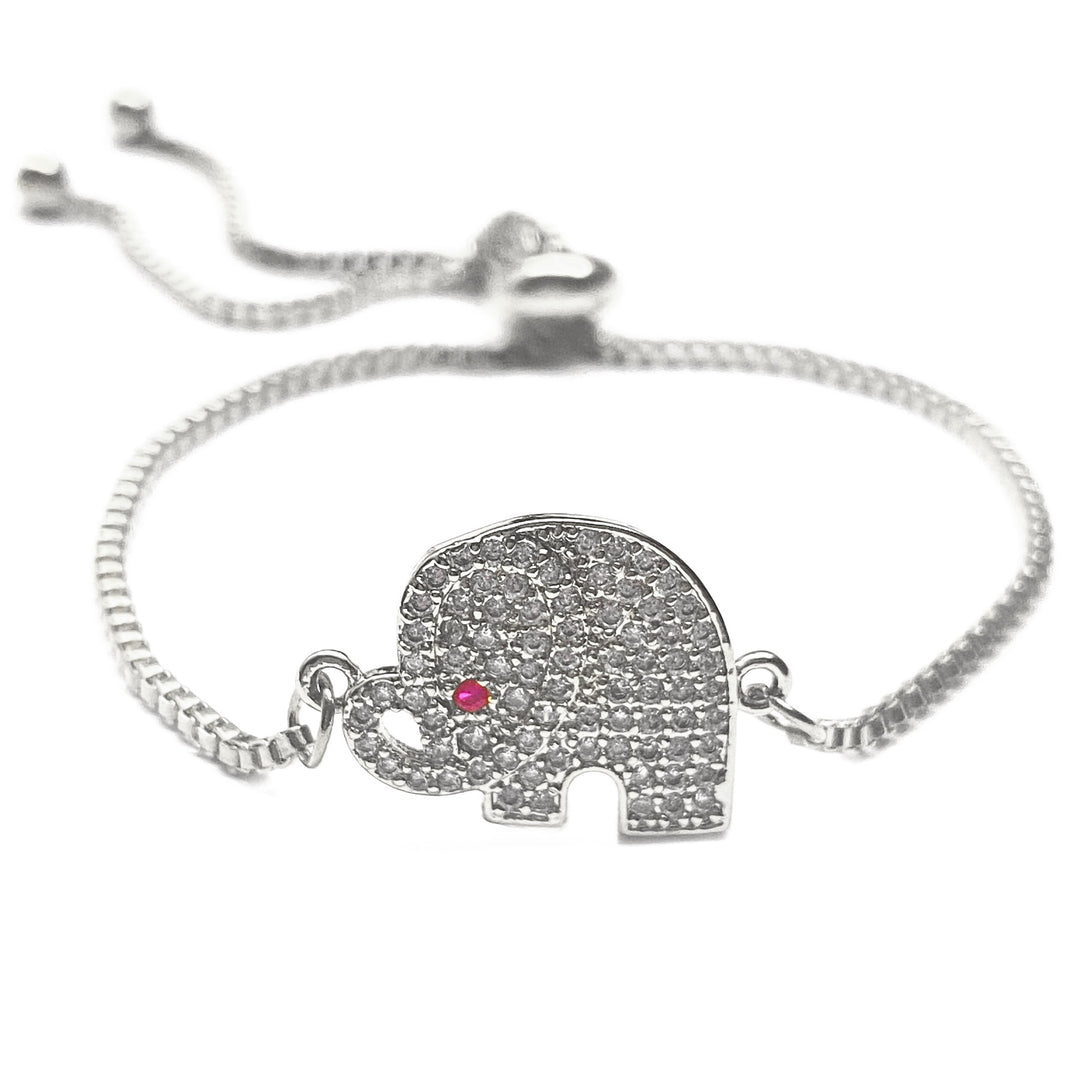 Pulsera Acero 🐘 Elefante Plateado