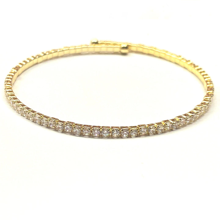 Pulsera Acero 💛 Aro Dorado