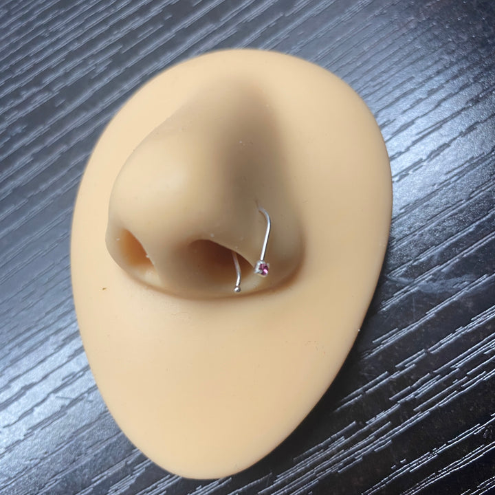 Piercing Argolla de Nariz Plata Ajustable