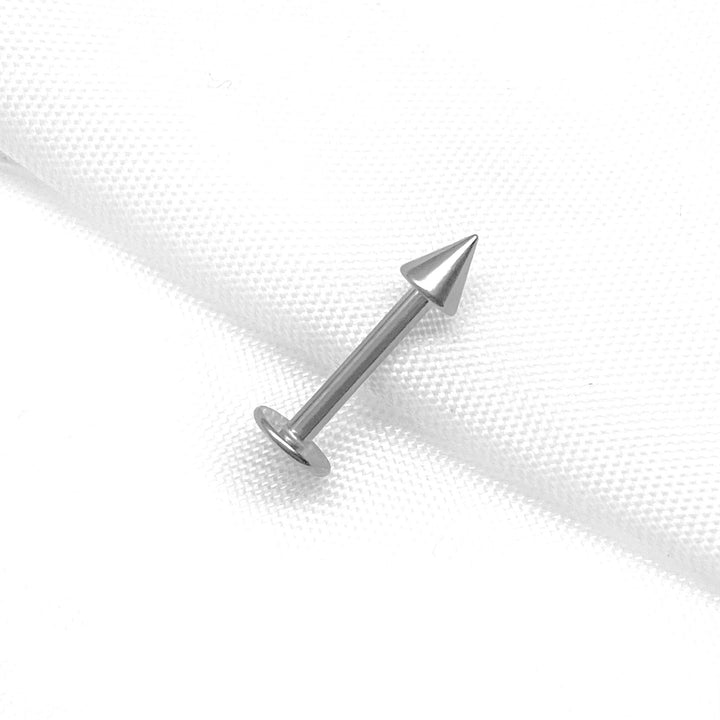 Labret Plateado Pico - Nicola Joyeria