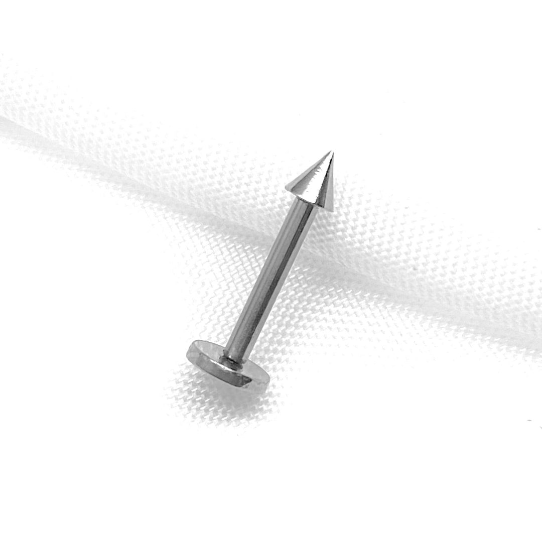 Labret Plateado Pico - Nicola Joyeria