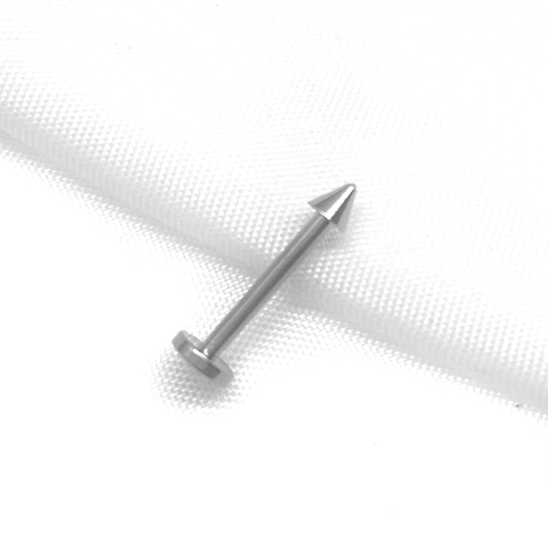 Labret Plateado Pico - Nicola Joyeria