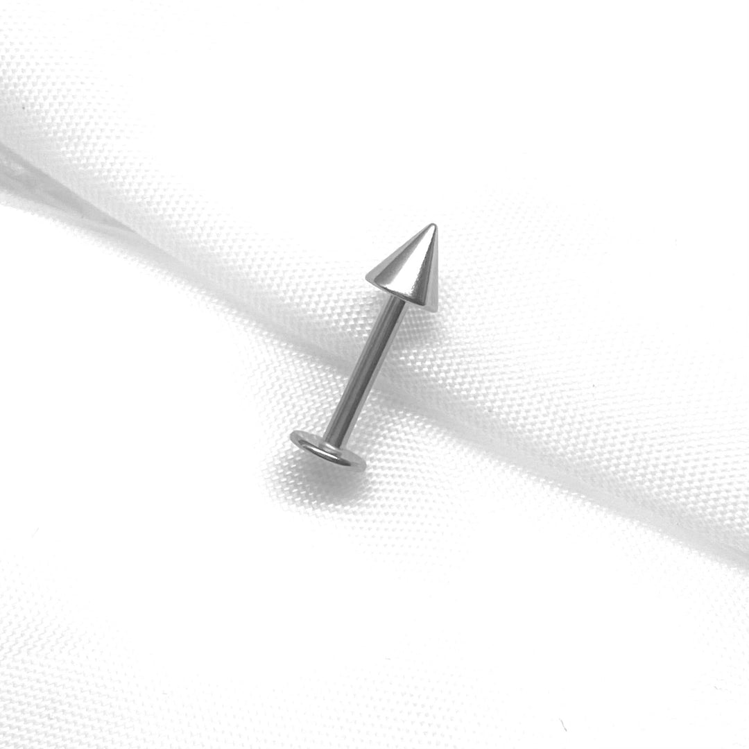 Labret Plateado Pico - Nicola Joyeria