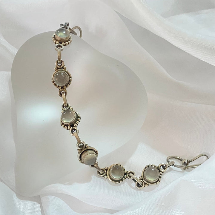 Pulsera de Plata Piedra Lunar | Plata 925