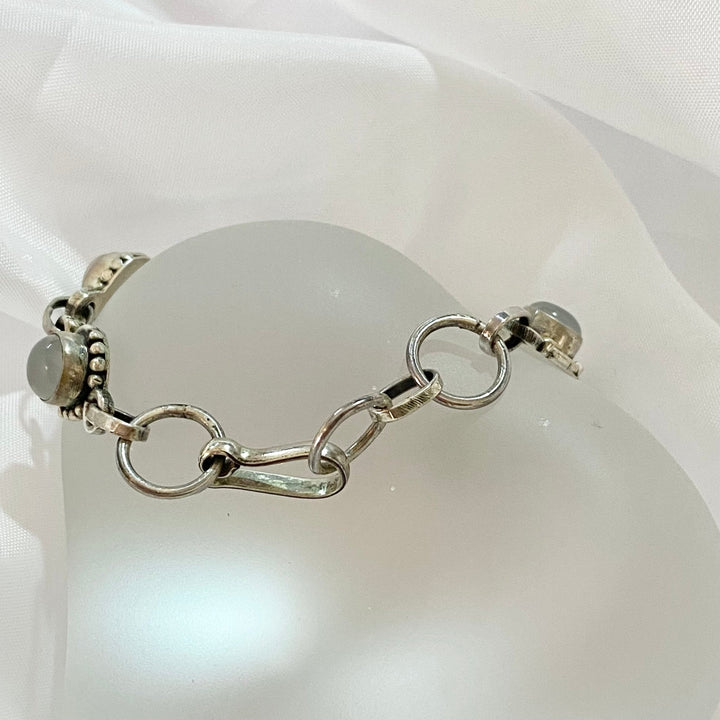 Pulsera de Plata Piedra Lunar | Plata 925